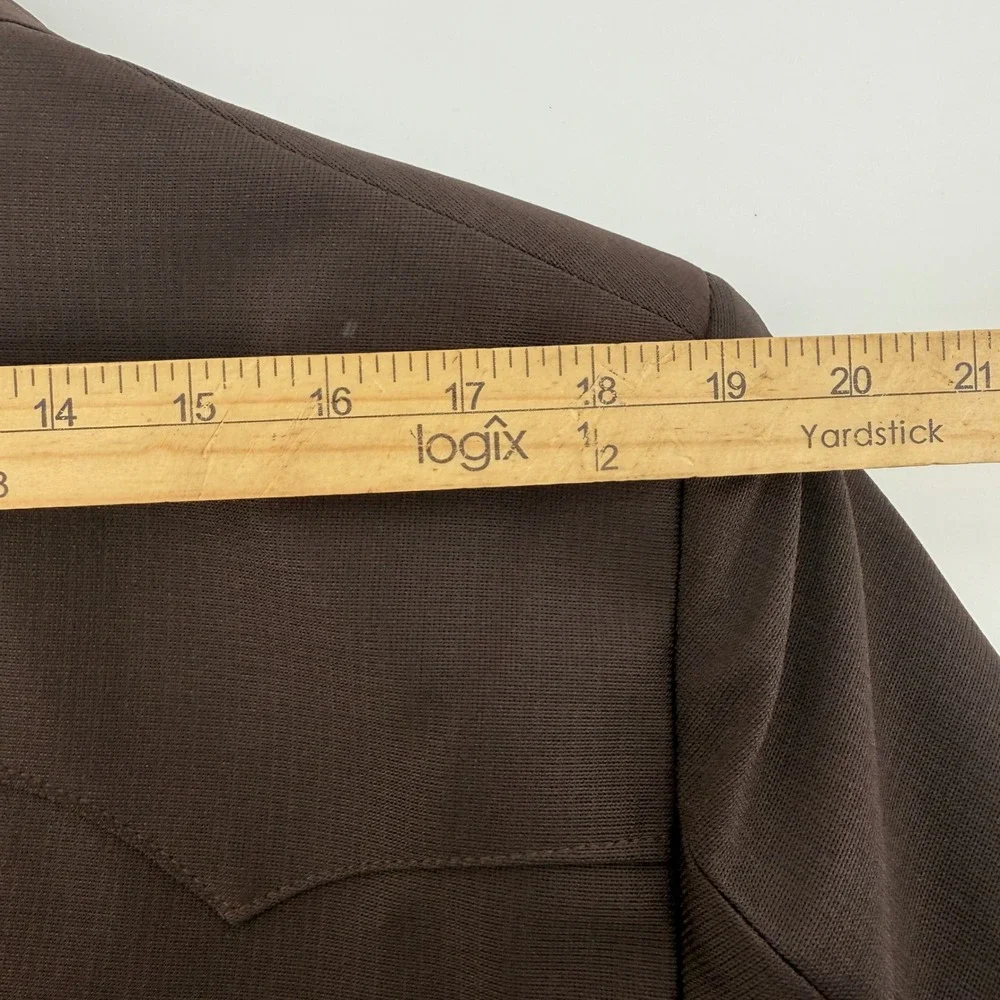 Alamo Moda Hombre Mens Western Blazer‎ Jacket Brown 41R Leather Elbow Patches